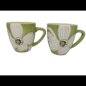 Laurie Gates Soho Mugs creamer and 2 dipping bowls 5 piece lot